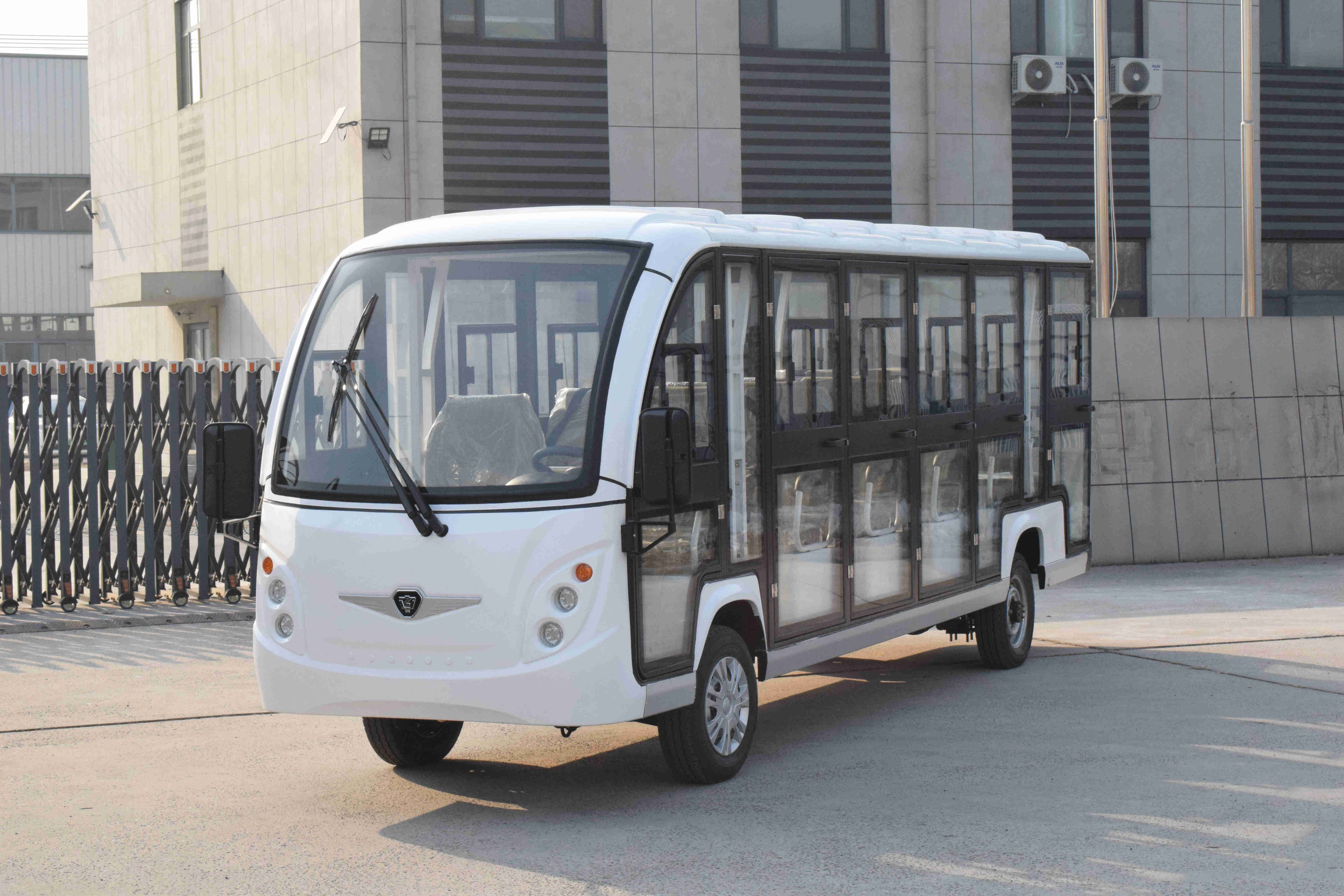 封闭式电动观光车 封闭式电动观光车